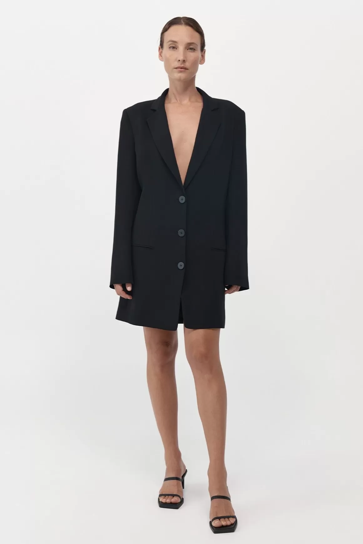 St. Agni Blazer Dress - Black