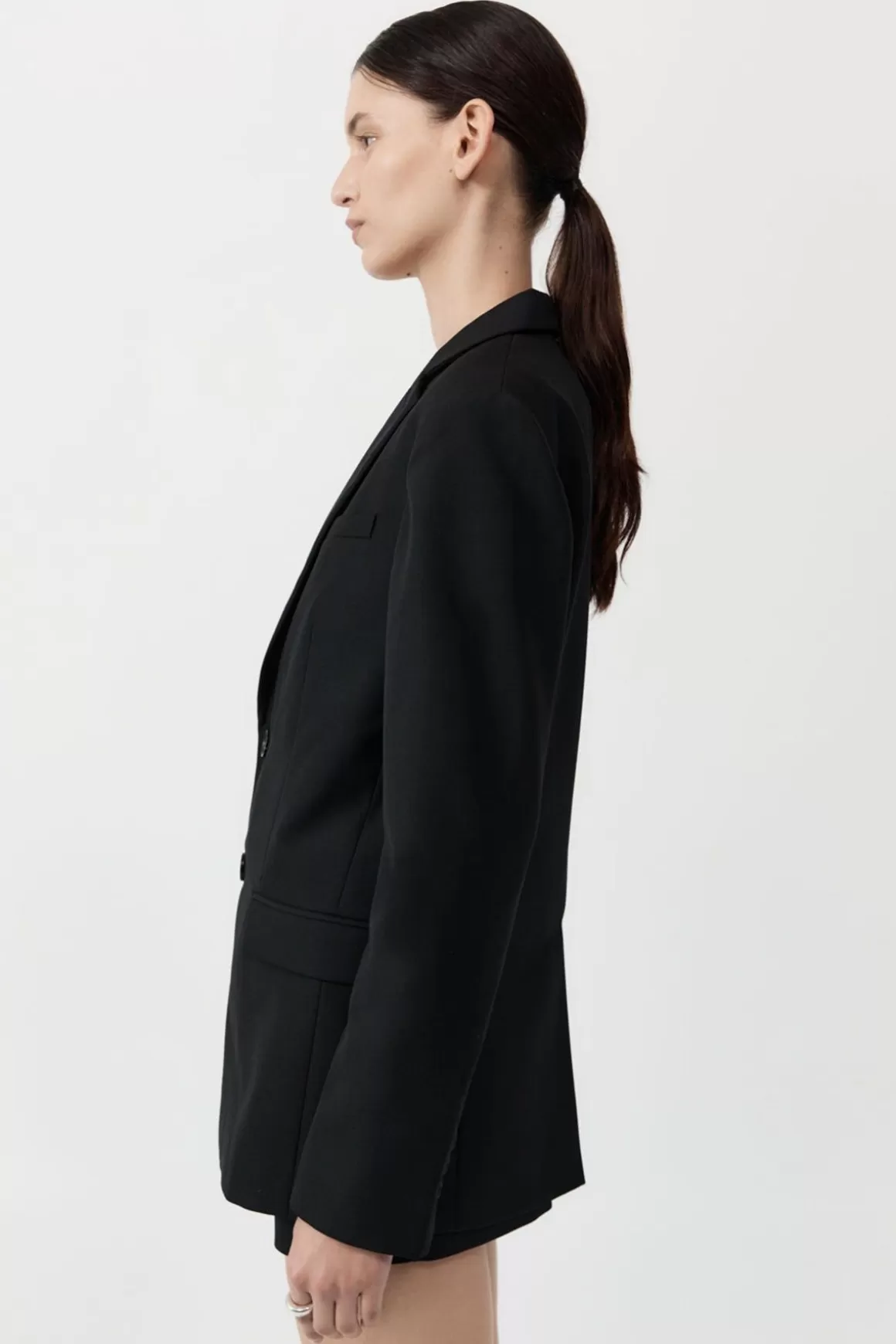 St. Agni Carter Blazer - Black