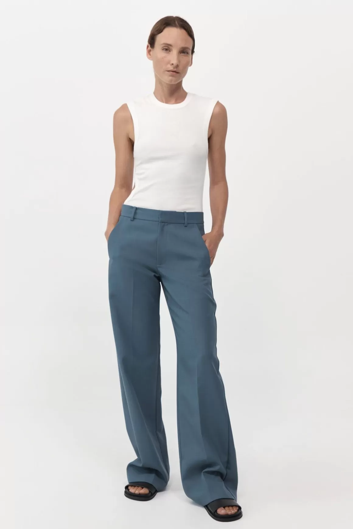 St. Agni Carter Trousers - Slate