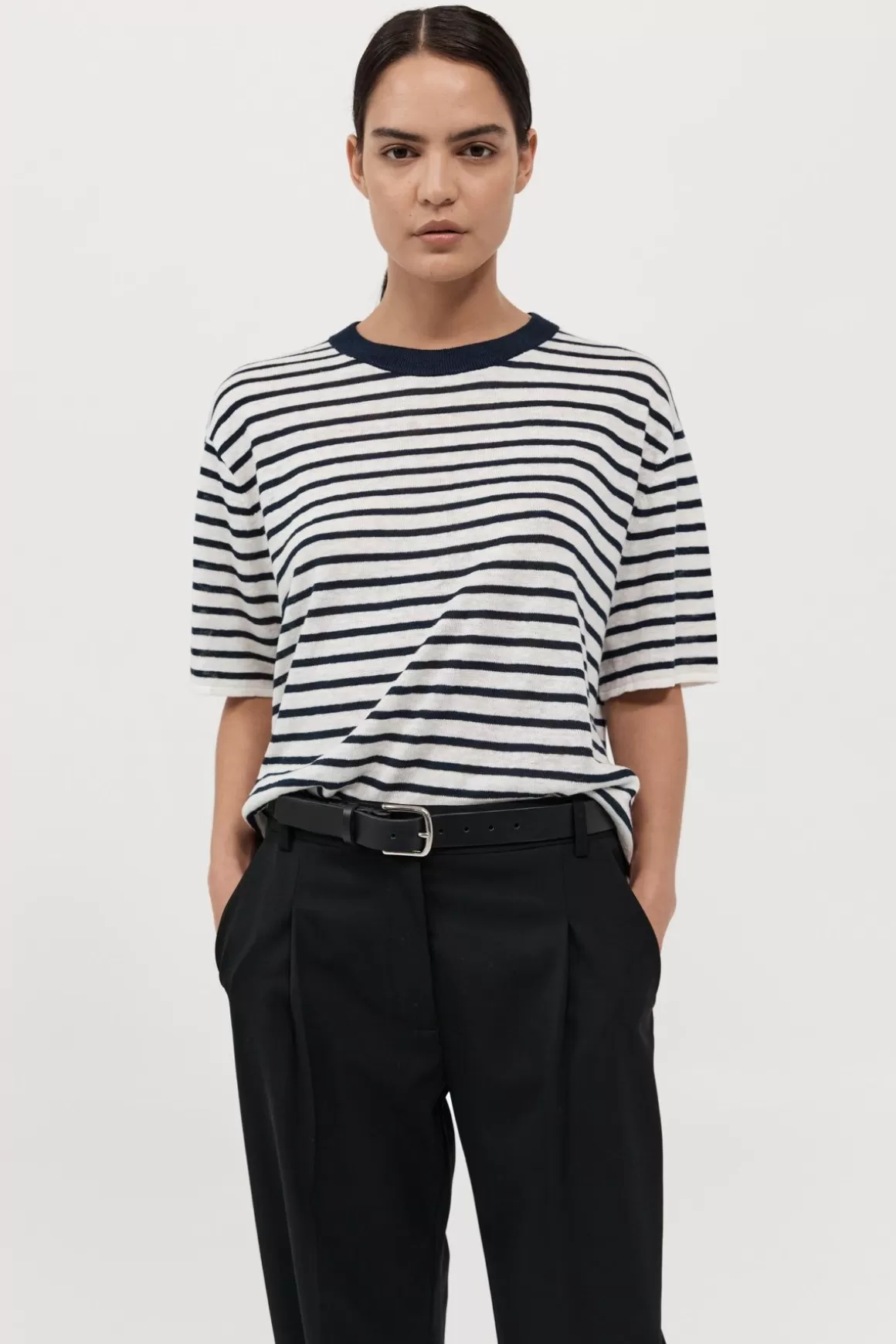 St. Agni Copain Knit Tee - Brenton Stripe