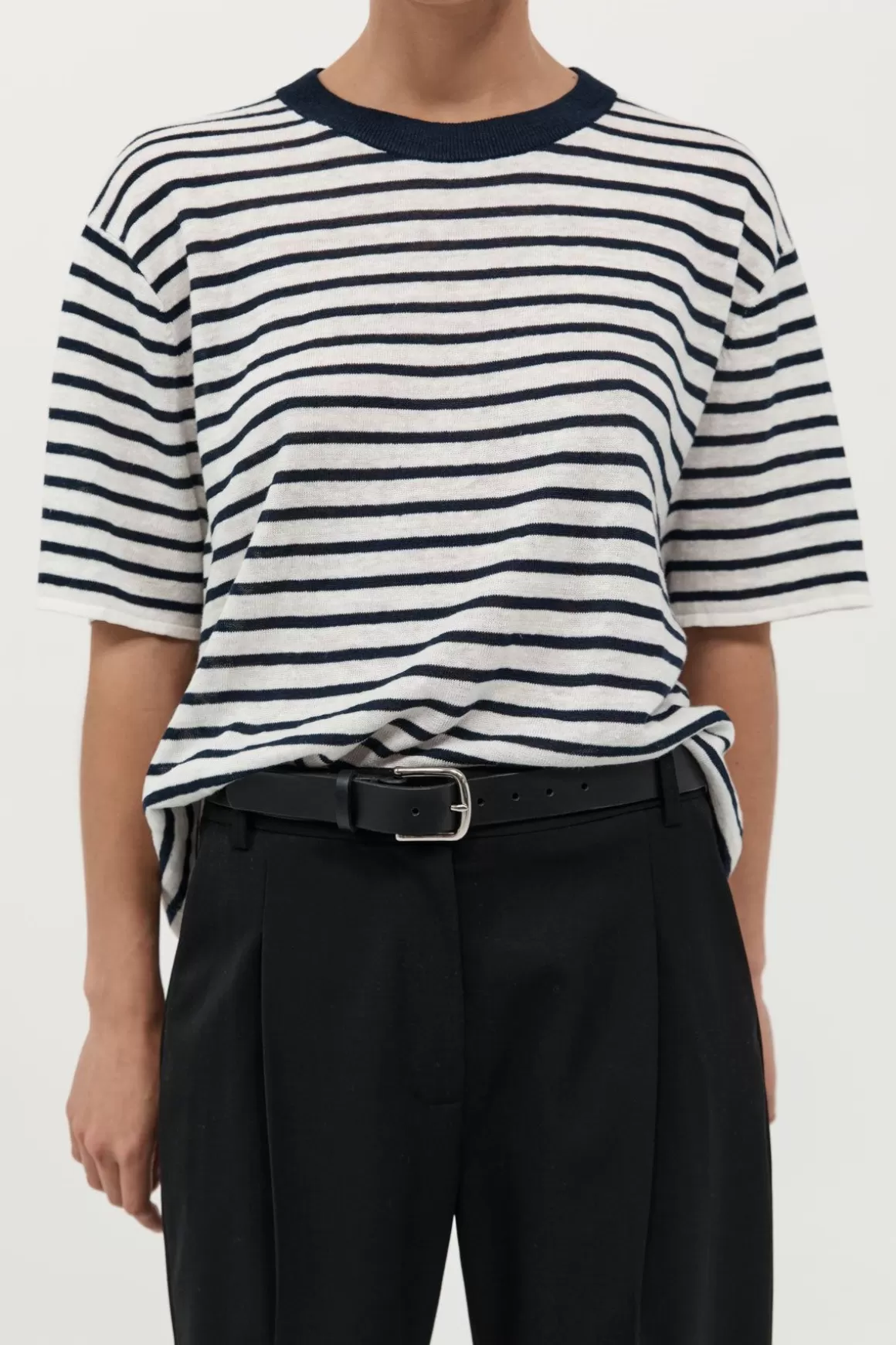 St. Agni Copain Knit Tee - Brenton Stripe