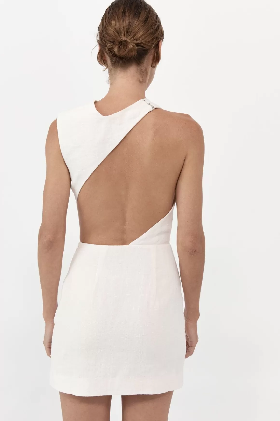 St. Agni Deconstructed Mini Dress - Ivory