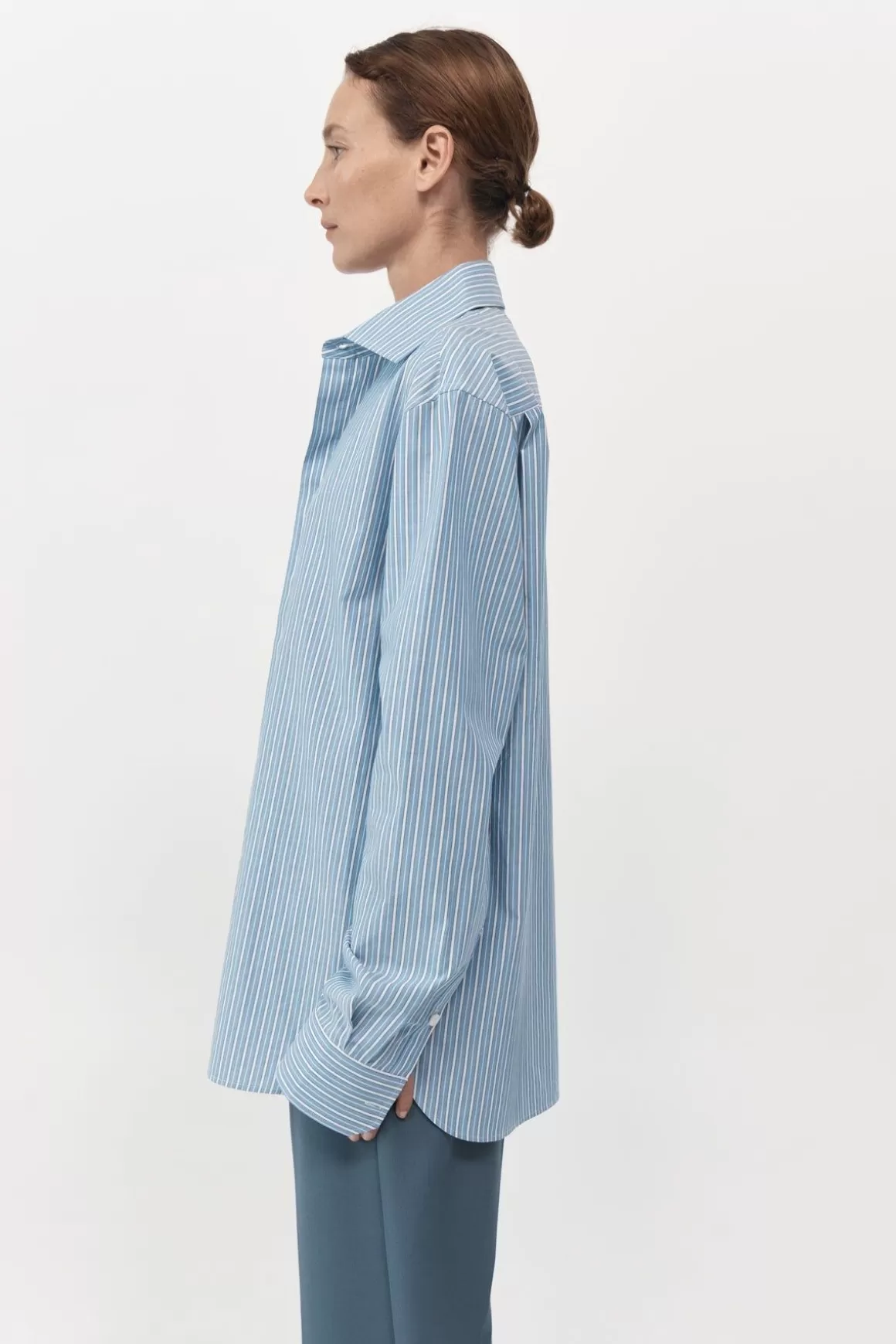 St. Agni Homme Shirt - Blue Stripe