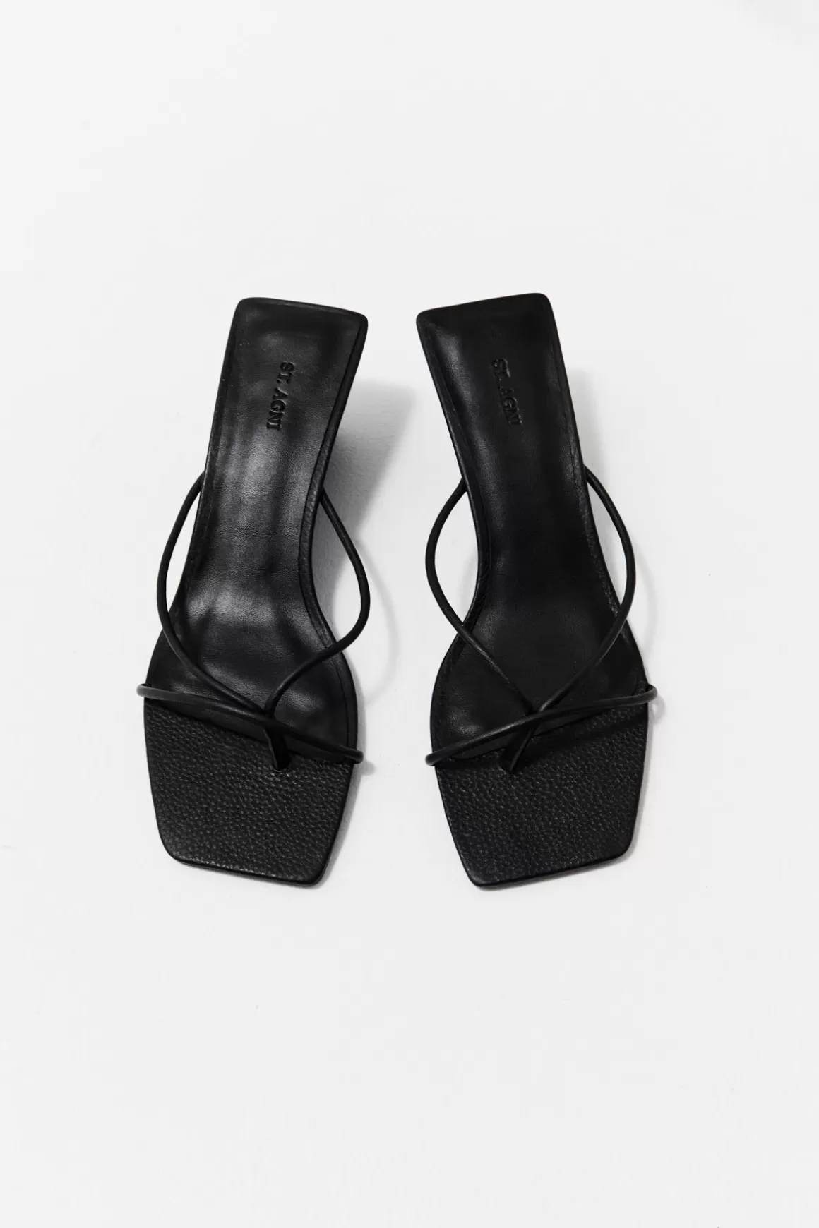 St. Agni Minimal Low Wedge - Black