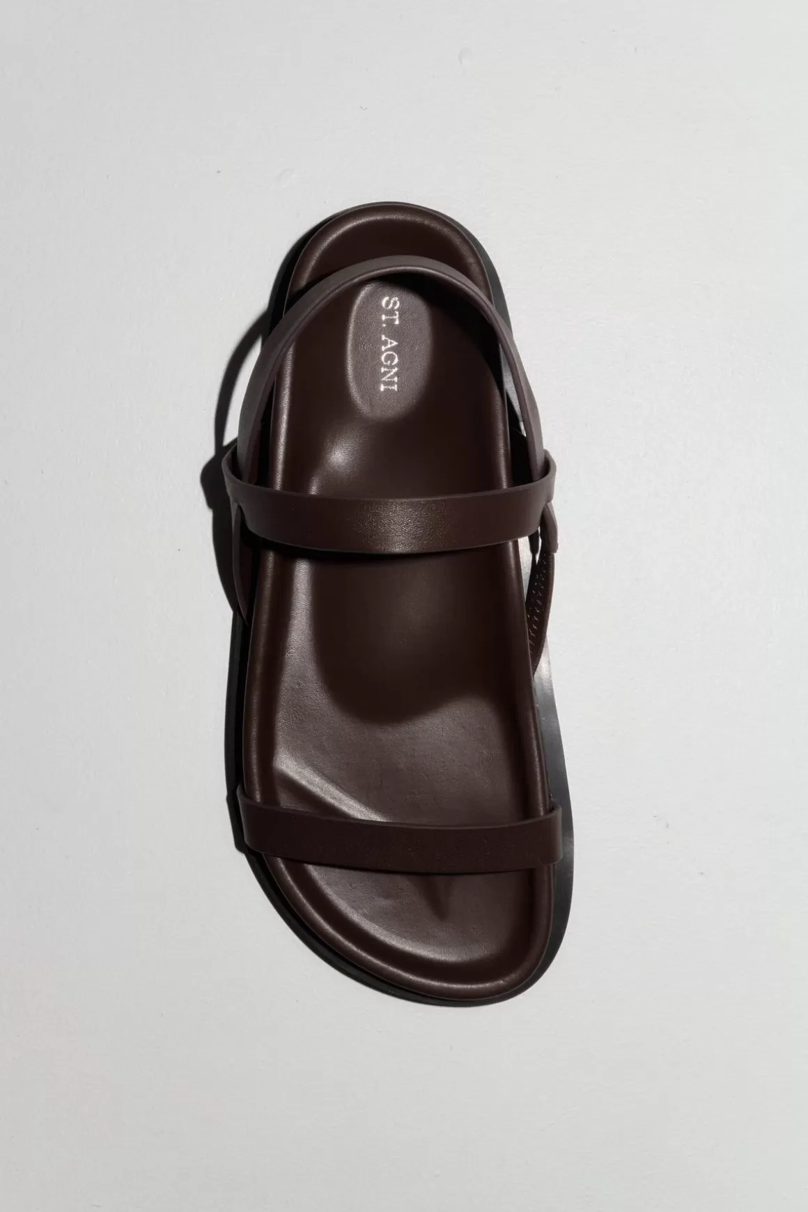 St. Agni Mio Sandals - Chocolate