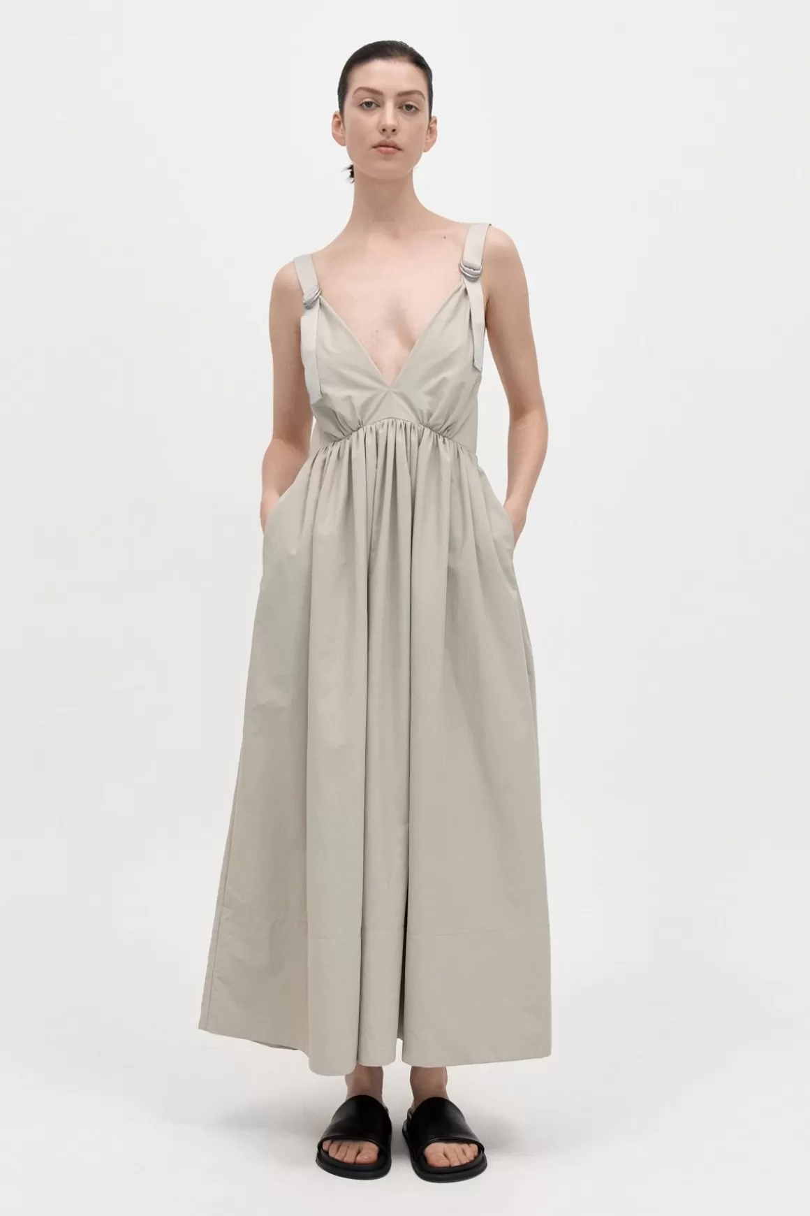 St. Agni Plunge Sun Dress - Birch