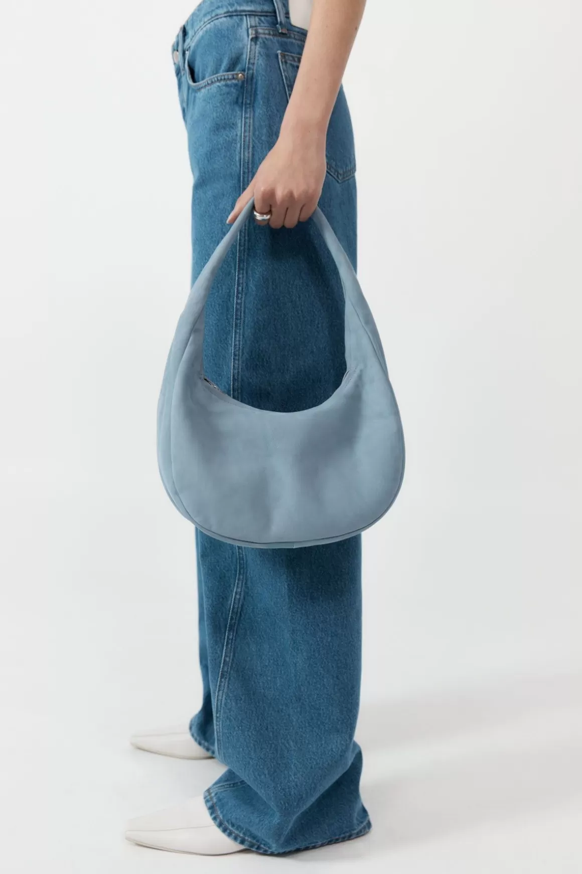 St. Agni PRE-ORDER: Oval Mini Bag - Stone Blue