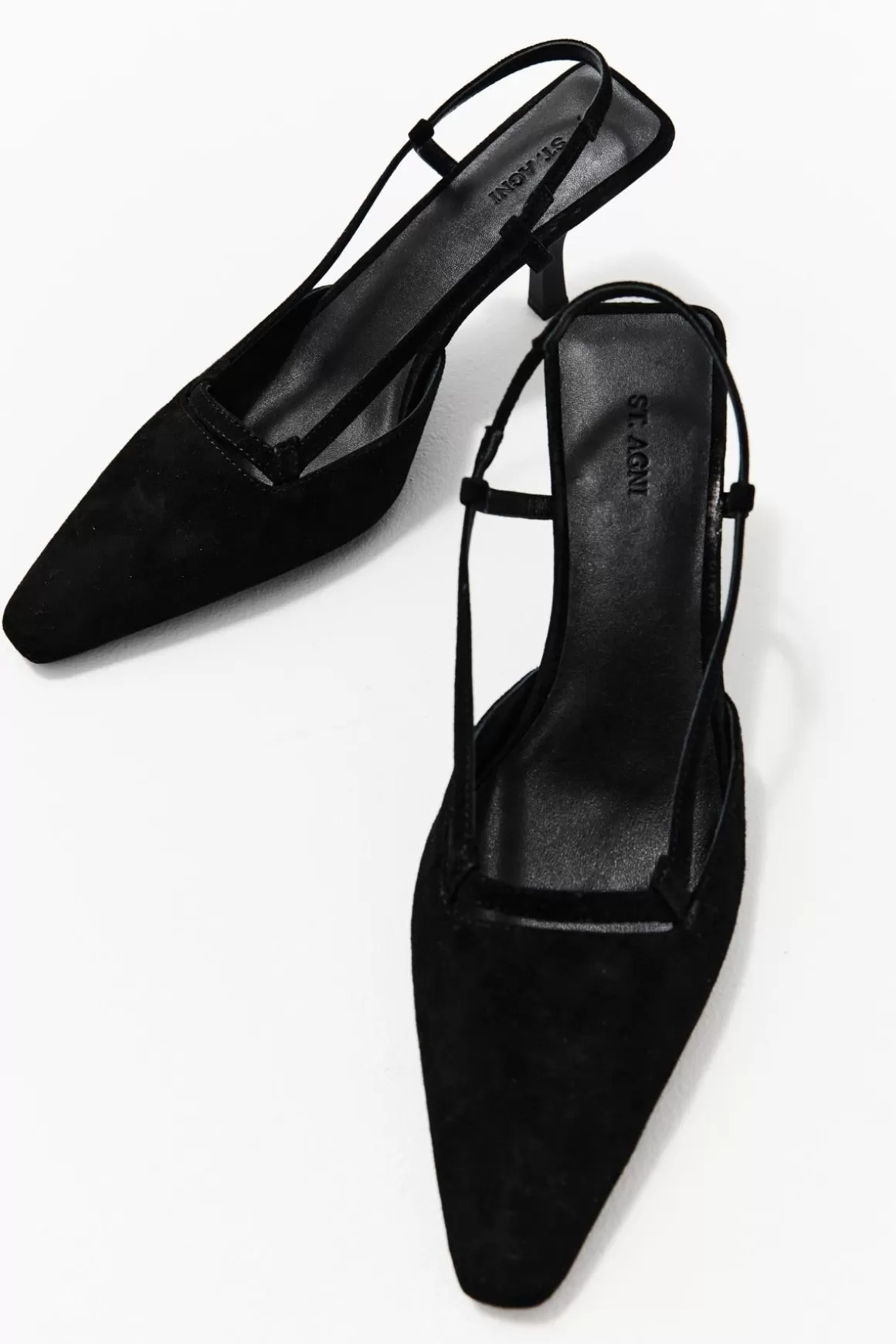 St. Agni Sling Back Heel - Black