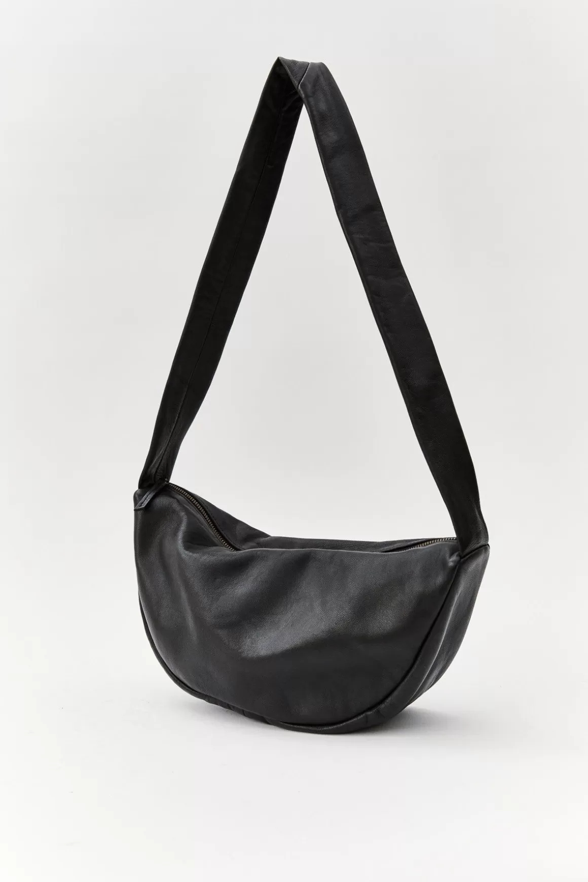 St. Agni Soft Crescent Bag - Black