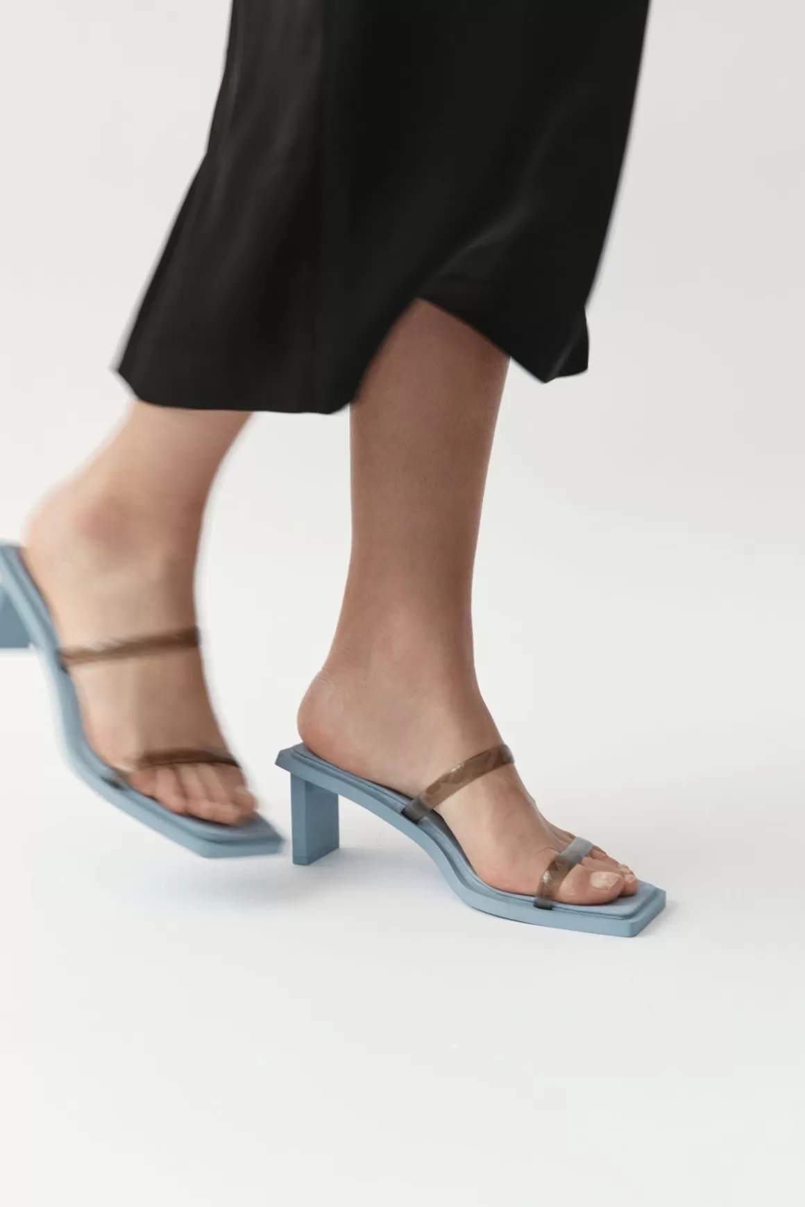 St. Agni Transparent Heel - Slate