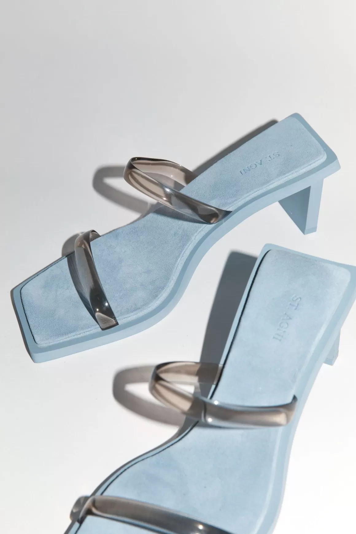 St. Agni Transparent Heel - Slate