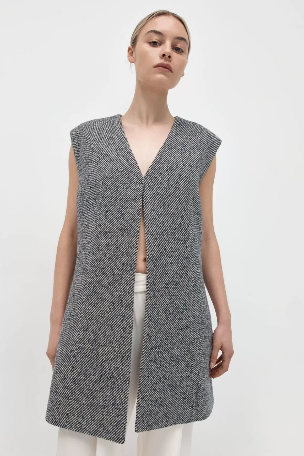 St. Agni Twill Vest - Ink Twill