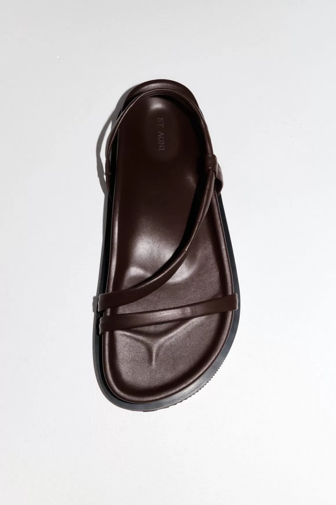 St. Agni Twist Sandal - Chocolate