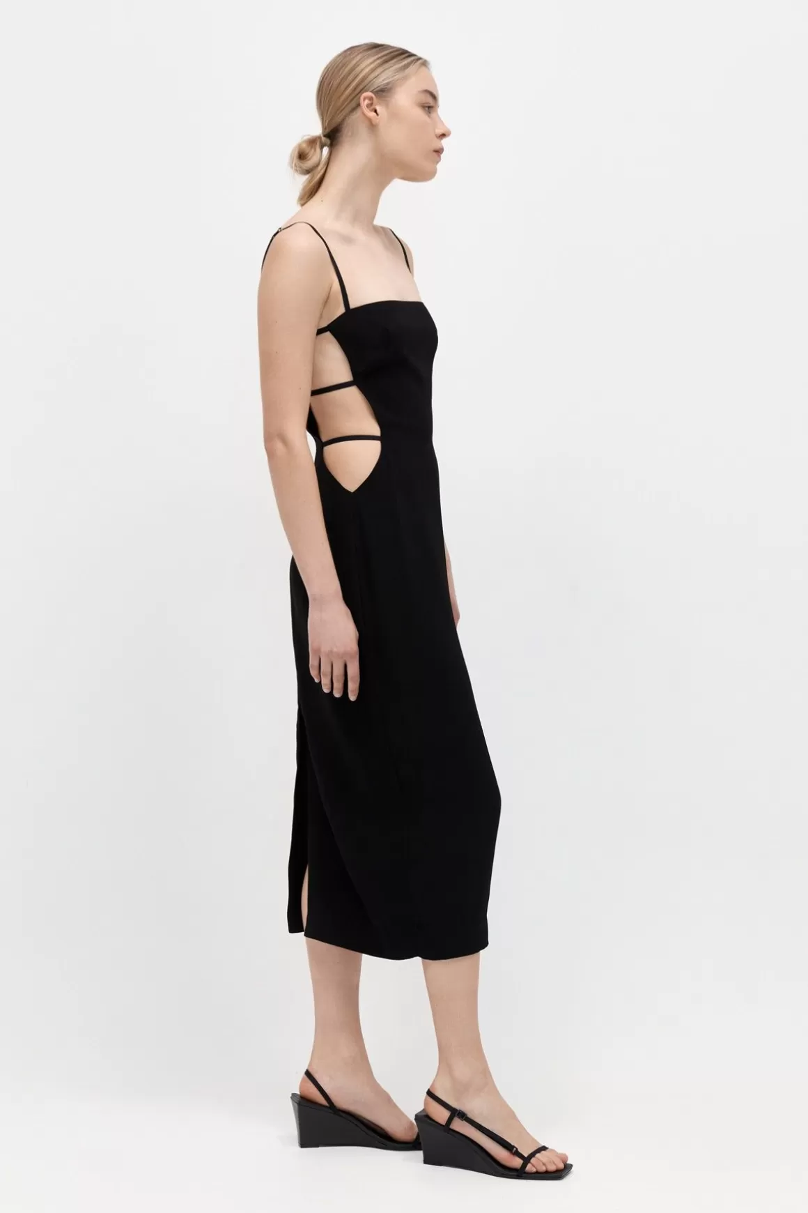 St. Agni Urbain Midi Dress - Black