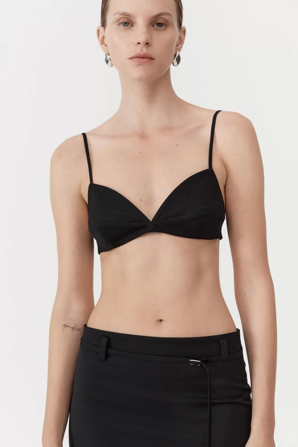 St. Agni Utilitarian Bralette - Black