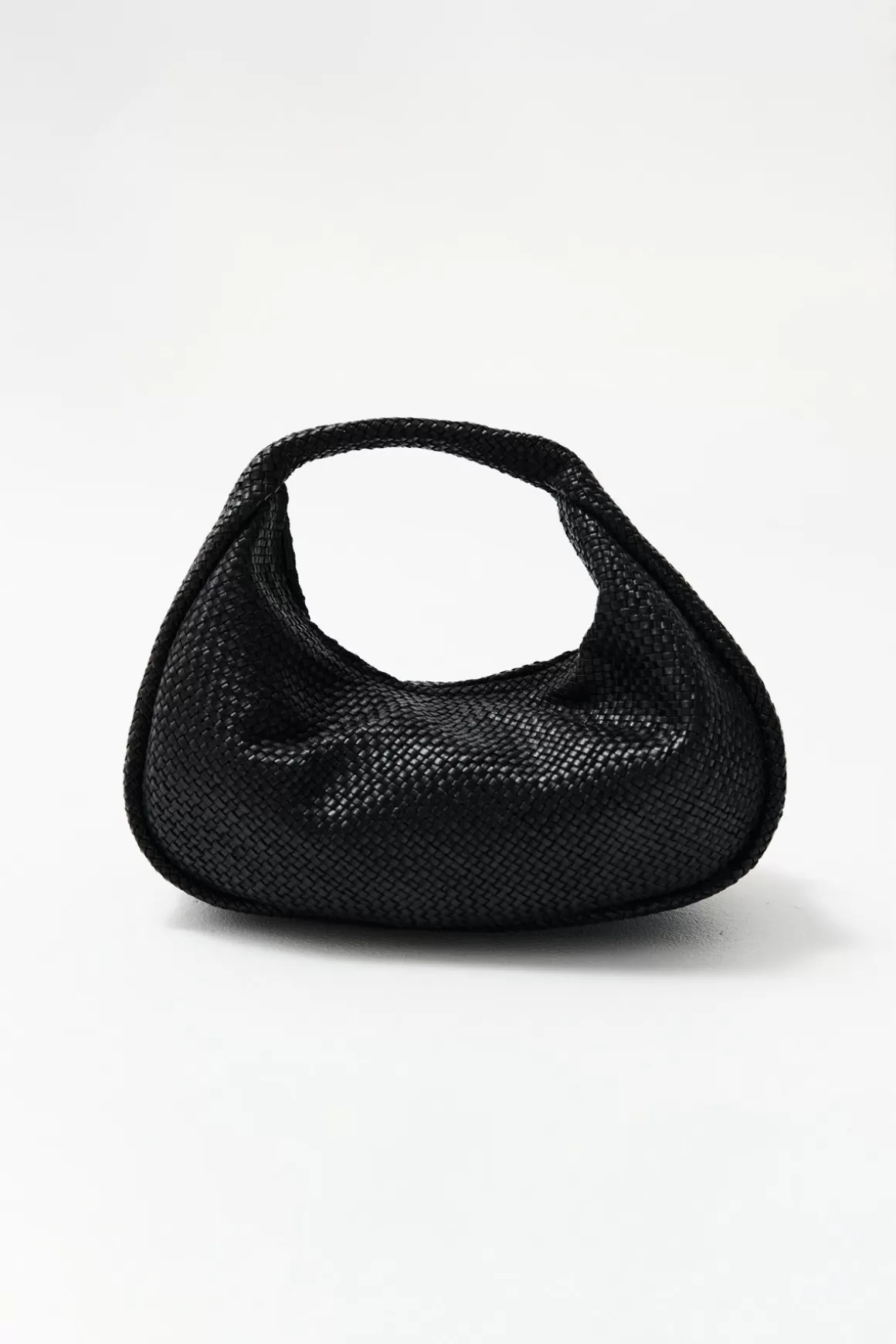 St. Agni Woven Bon Bon Bag - Black